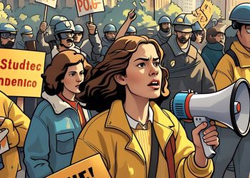 Ilustrasi Mahasiswa 1998.