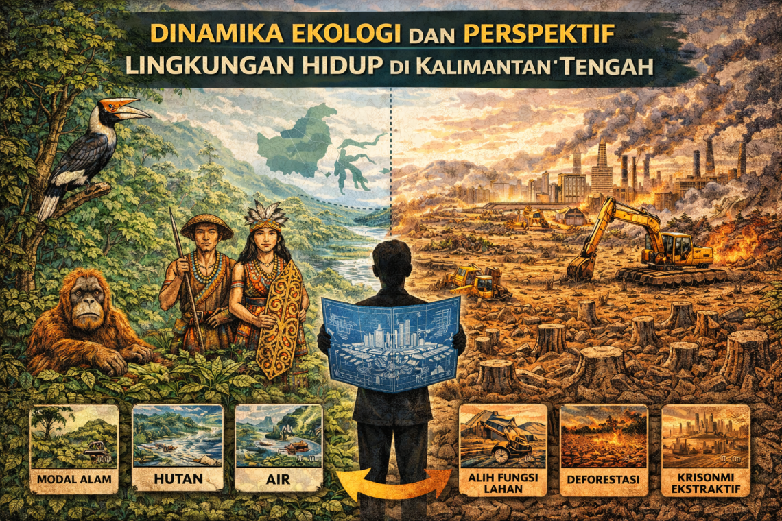 Ilustrasi Kondisi Lingkungan Hidup Kalimantan Tengah